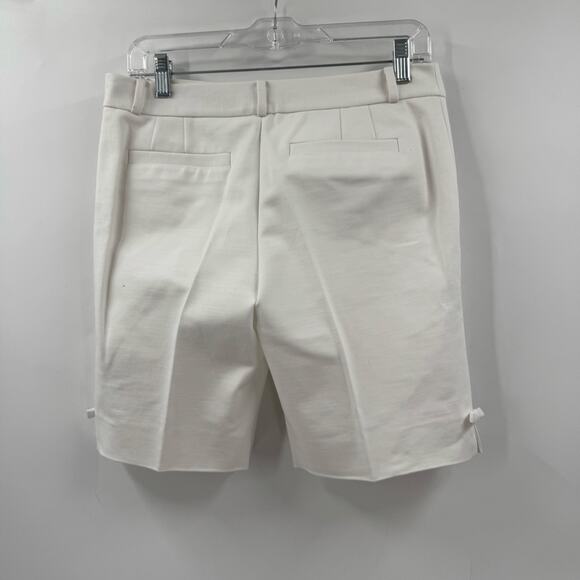 Kate Spade White bow cotton trouser shorts - Picture 4 of 5